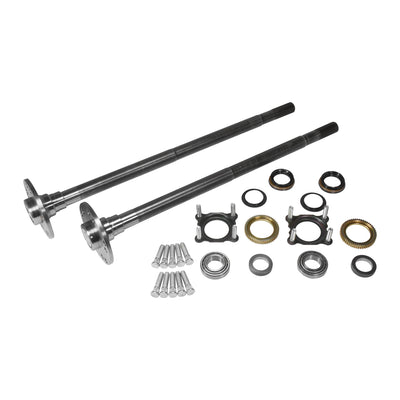 Yukon Gear & Axle Chromoly Rear Axle Kit For Dana 44 Wide Track 32 Spline 33.1 Long D44 Jt Non Rubicon Wide Track (Drf) 4340 Rear Axle Kit 33.1 Inch Right Hand & Left Hand W/ Bearings Yukon Gear