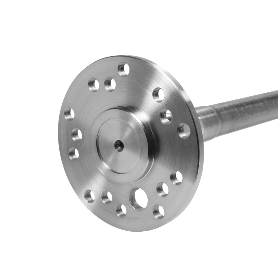 Yukon Gear & Axle Chromoly Axle Shaft For Ford 8.8 Differential 36 Inch Long 35 Spline 8.8 Inch Ford Aftermarket 35 Spline Cut To Fit Axle (27.5 Inch -36 Inch ) Triple Drilled 5x4.5 Inch / 5x5.0 Inch / 5x5.5 Inch Yukon Gear
