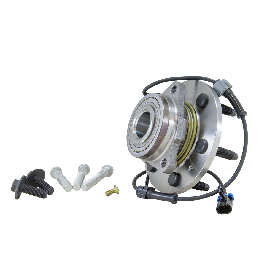 Yukon Gear & Axle Unit Bearing & Hub Assembly For '99-'14 GM 1/2 Ton Front '99-'14 GM 1/2 Ton Front Wheel Bearing & Hub Assy 4WD & AWD 6 Studs Yukon Gear