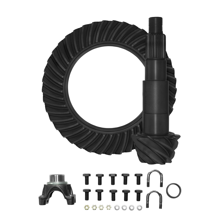 Yukon Gear & Axle High Performance Replacement Ring & Pinion Set Dana 44 HD 5.13 Ratio D44HD(HD Only) 5.13 R&P Kit W/ 1310 Yoke C/Sleeve & Rg Bolts (7/16) Yukon Gear