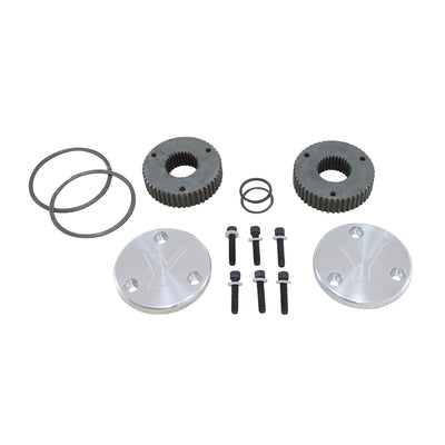 Yukon Gear & Axle Hardcore Drive Flange Kit Dana 44 30- Spline Outer Stubs W/Engraved Caps Hardcore Flange Set D44 30 Spline Engraved Both Sides Yukon Gear