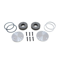 Yukon Gear & Axle Hardcore Drive Flange Kit Dana 44 19- Spline Outer Stubs With Engraved Caps Hardcore Flange Set D44 & GM 8.5 19 Spline Engraved Both Sides Yukon Gear