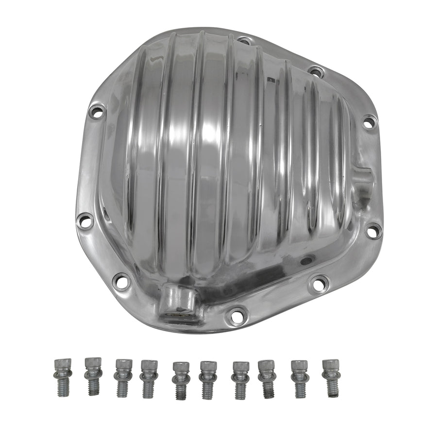Yukon Gear & Axle Polished Aluminum Replacement Cover For Dana 60 D60 Std Rotation (Not Rev Rotation) Polished Aluminum Cover Yukon Gear