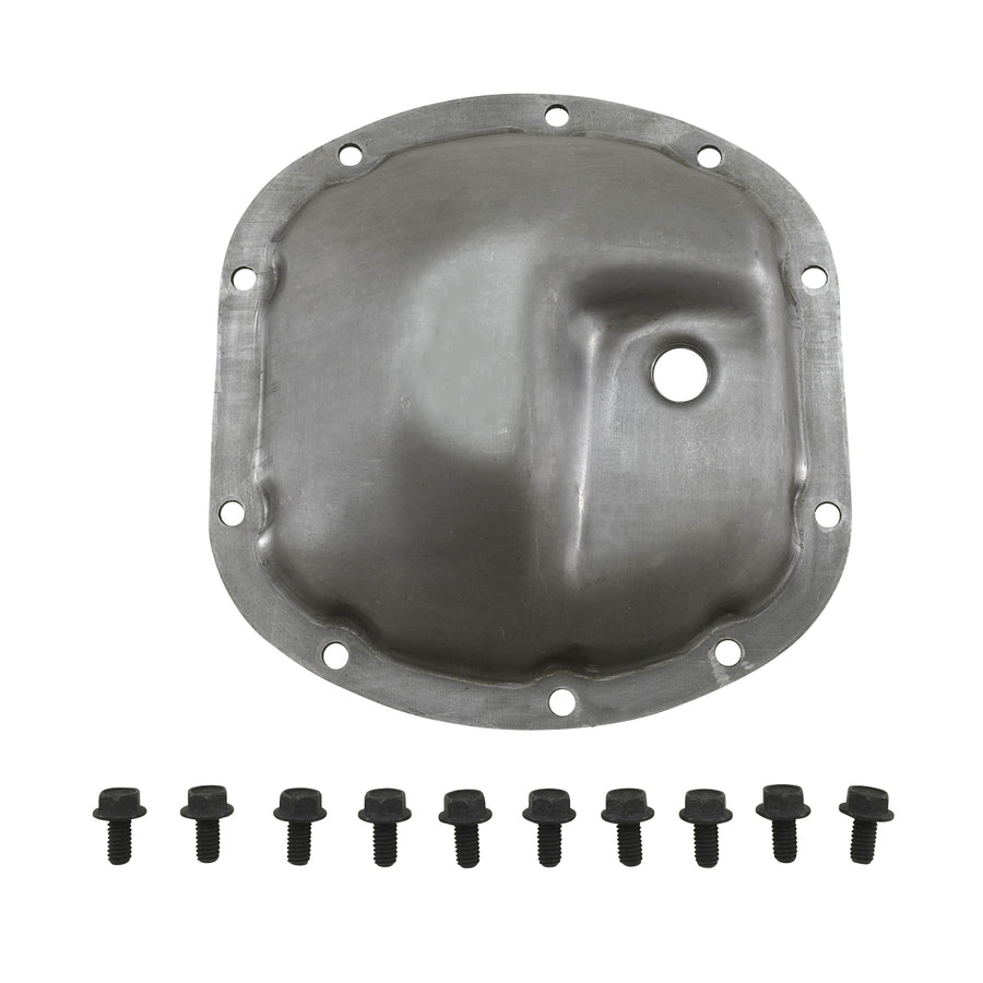 Yukon Gear & Axle Steel Cover For Dana 30 Reverse Rotation Front D30 Cover High Fill For Std Or Rev Rotation Yukon Gear
