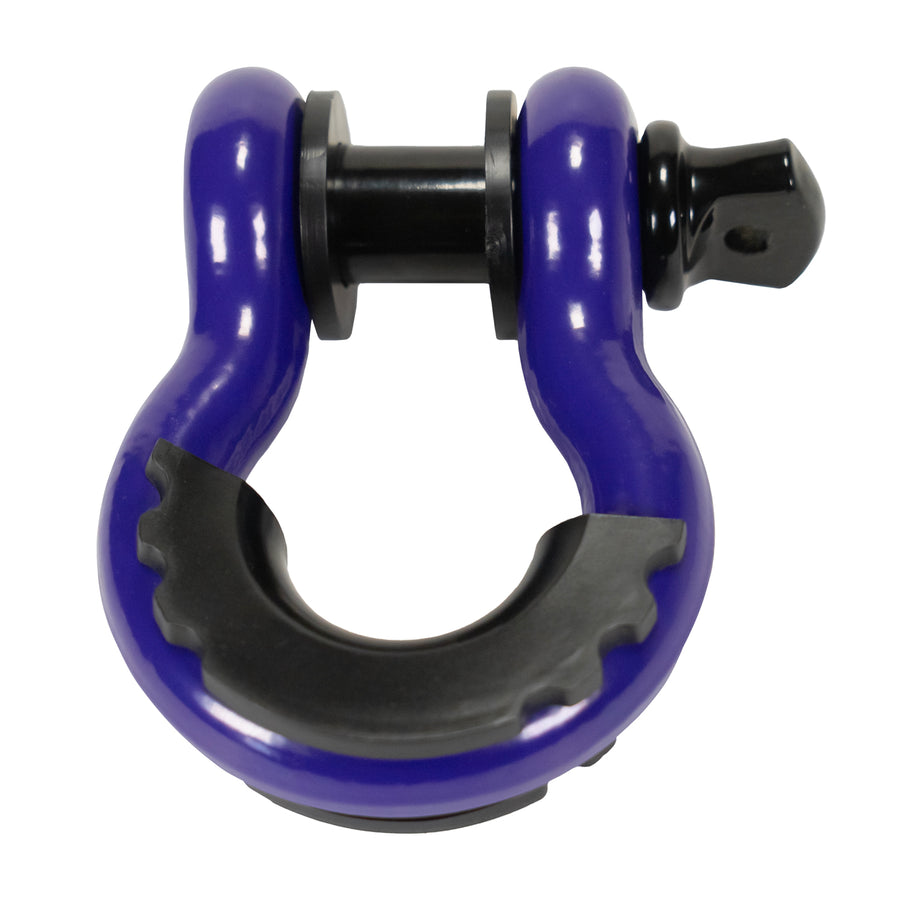 Yukon Gear & Axle D-Ring Shackle 3/4 Inch Diameter 9 500 Lb Rating Recovery Gear 3/4 Inch D-Ring Shackle W/ Pin Black 4.75T Yukon Gear