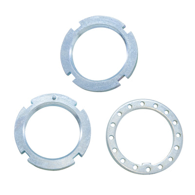 Yukon Gear & Axle Spindle Nut Kit For Dana 30 Dana 44 & GM 8.5 Inch . Not Cj Or Scout. D30 D44 & 8.5 Inch Front Spindl Nut Kit Includes Washer(Not Cj Or Scout) Replaces 28068X Yukon Gear