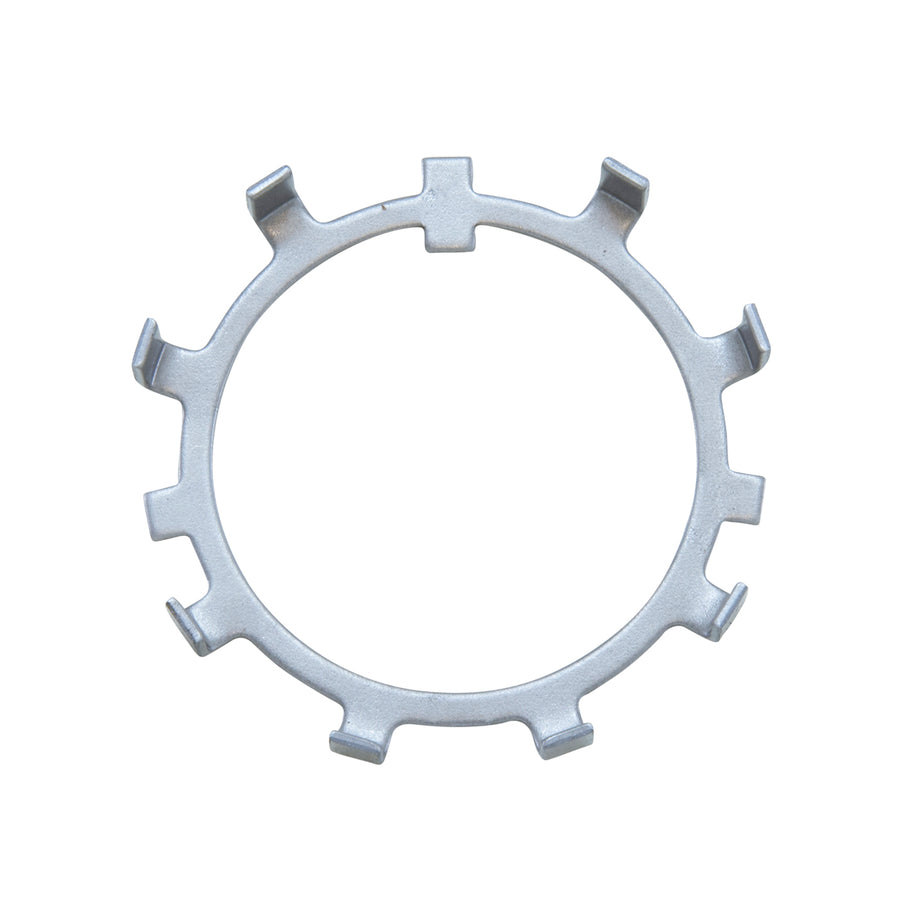 Yukon Gear & Axle Spindle Nut Retainer 2.030 Inch I.D. 8 Bent Over Tabs. 2.030 Inch Id Bent Tab Retainer 8 Bent Over Tabs D50/ D60 Replaces 33733 Yukon Gear