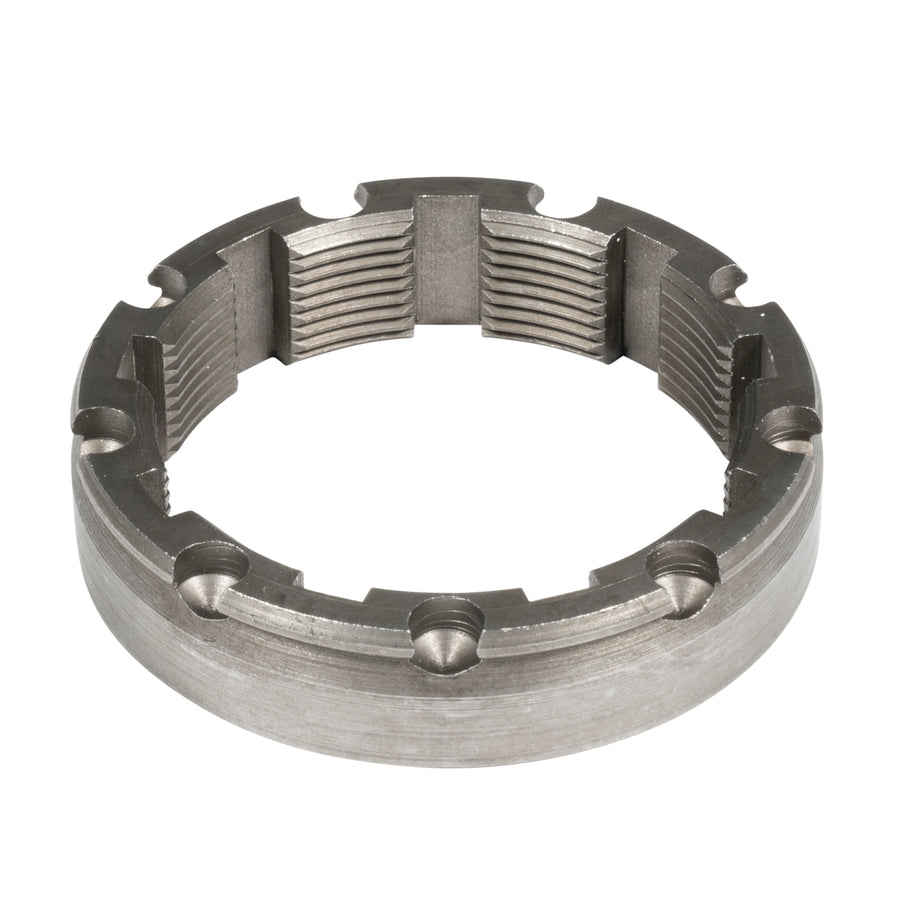 Yukon Gear & Axle Rear Spindle Nut For GM 10.5 & 11.5 Rear Differentials 2011+ GM Ff Rear Spindle Nut 2.125 Inch X 16 - 9 Slots Yukon Gear