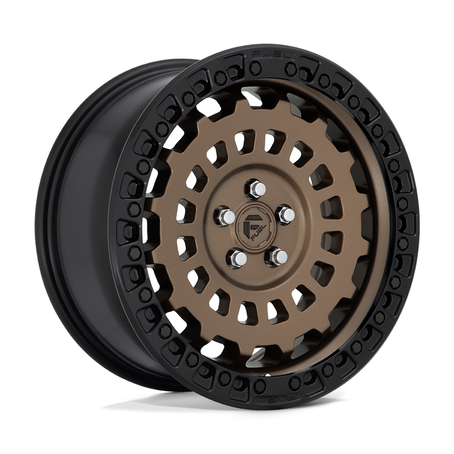 Fuel 1PC D634 ZEPHYR Matte Bronze Black Bead Ring wheel