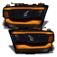 2019-2024 Dodge RAM 1500 ColorSHIFT RGB+W Headlight DRL Upgrade Kit - Reflector LED Headlights