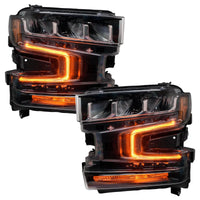 2019-2022 Chevrolet Silverado 1500 ColorSHIFT RGB+W Headlight DRL Upgrade Kit