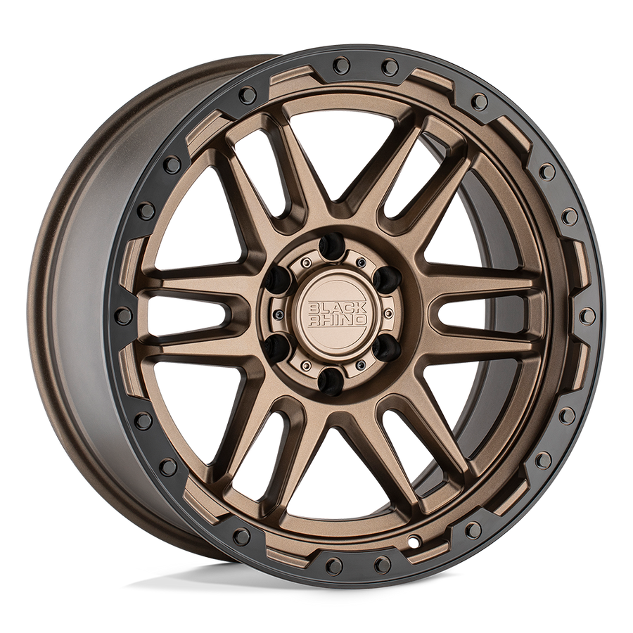 Black Rhino Hard Alloys APACHE Matte Bronze W/ Blk Rg & Bolts wheel