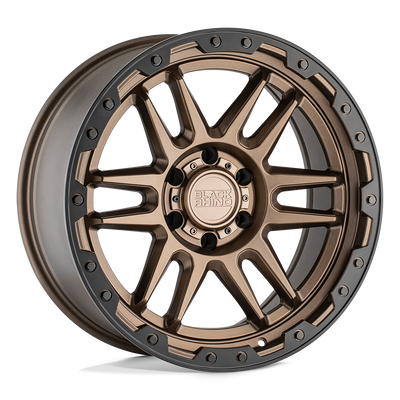 Black Rhino Hard Alloys APACHE Matte Bronze W/ Blk Rg & Bolts wheel