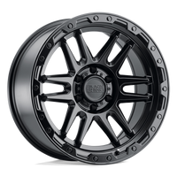 Black Rhino Hard Alloys APACHE Matte Black W/ Black Bolts wheel