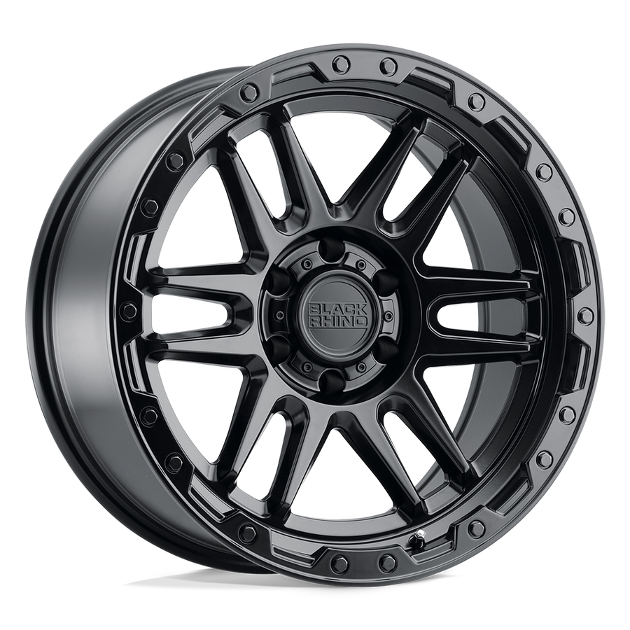 Black Rhino Hard Alloys APACHE Matte Black W/ Black Bolts wheel