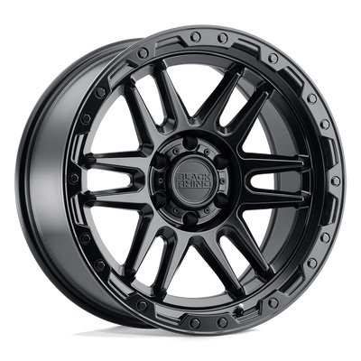 Black Rhino Hard Alloys APACHE Matte Black W/ Black Bolts wheel