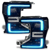2020-2022 Ford F-250/350 Super Duty ORACLE Dynamic ColorSHIFT Headlight DRL Upgrade Kit w/Switchback Turn Signals