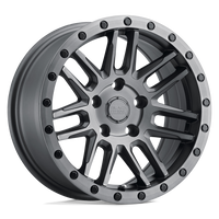Black Rhino Hard Alloys ARCHES Matte Brushed Gunmetal Blk Blt wheel