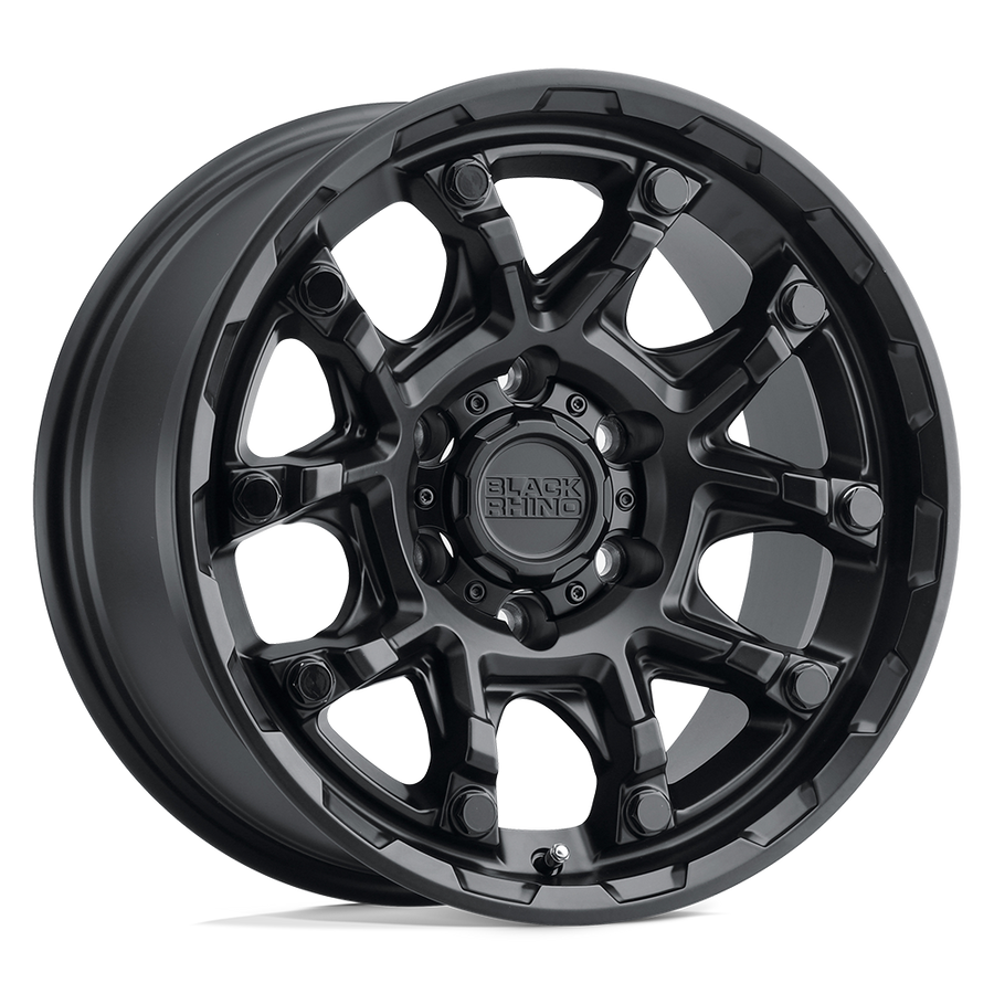 Black Rhino Hard Alloys ARK Matte Black W/ G-Black Bolts wheel