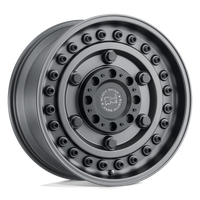 Black Rhino Hard Alloys ARMORY Gun Black wheel