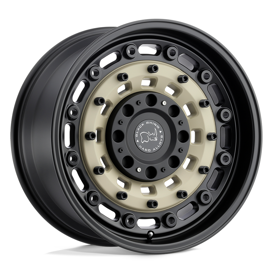 Black Rhino Hard Alloys ARSENAL Sand On Black wheel