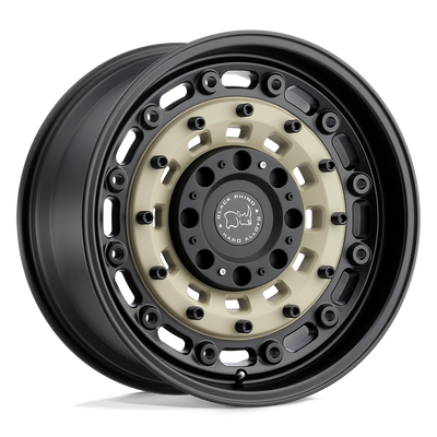 Black Rhino Hard Alloys ARSENAL Sand On Black wheel