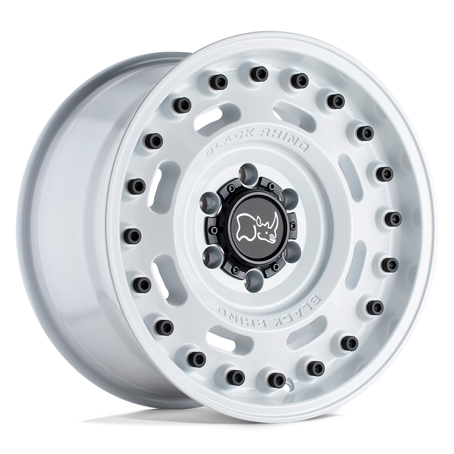 Black Rhino Hard Alloys AXLE Gloss White wheel