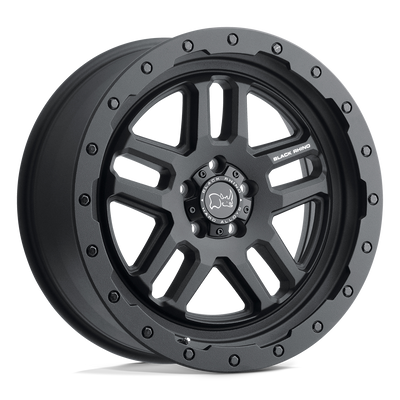 Black Rhino Hard Alloys BARSTOW Textured Matte Black wheel