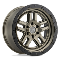 Black Rhino Hard Alloys BARSTOW Matte Bronze W/ M-Black Ring wheel