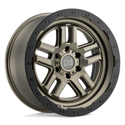 Black Rhino Hard Alloys BARSTOW Matte Bronze W/ M-Black Ring wheel