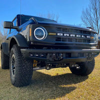 2021-2024 Ford Bronco Triple LED Fog Light Kit for Steel Bumper