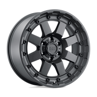 Black Rhino Hard Alloys CLEGHORN Matte Black wheel