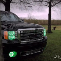 2007-2013 GMC Sierra LED Headlight Halo Kit (Round Style)