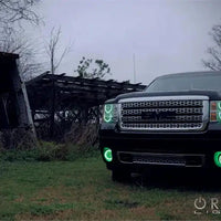 2007-2013 GMC Sierra LED Headlight Halo Kit (Round Style)