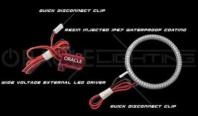 2007-2014 Toyota FJ Cruiser ORACLE LED Headlight Halo Kit-Waterproof