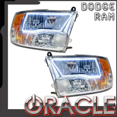 2009-2018 Ram Sport Pre-Assembled Headlights - Chrome