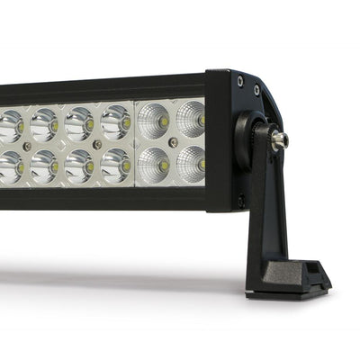 Dual Row LED Light Bar With Chrome Bezel