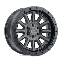 Black Rhino Hard Alloys DUGGER Gun Black wheel