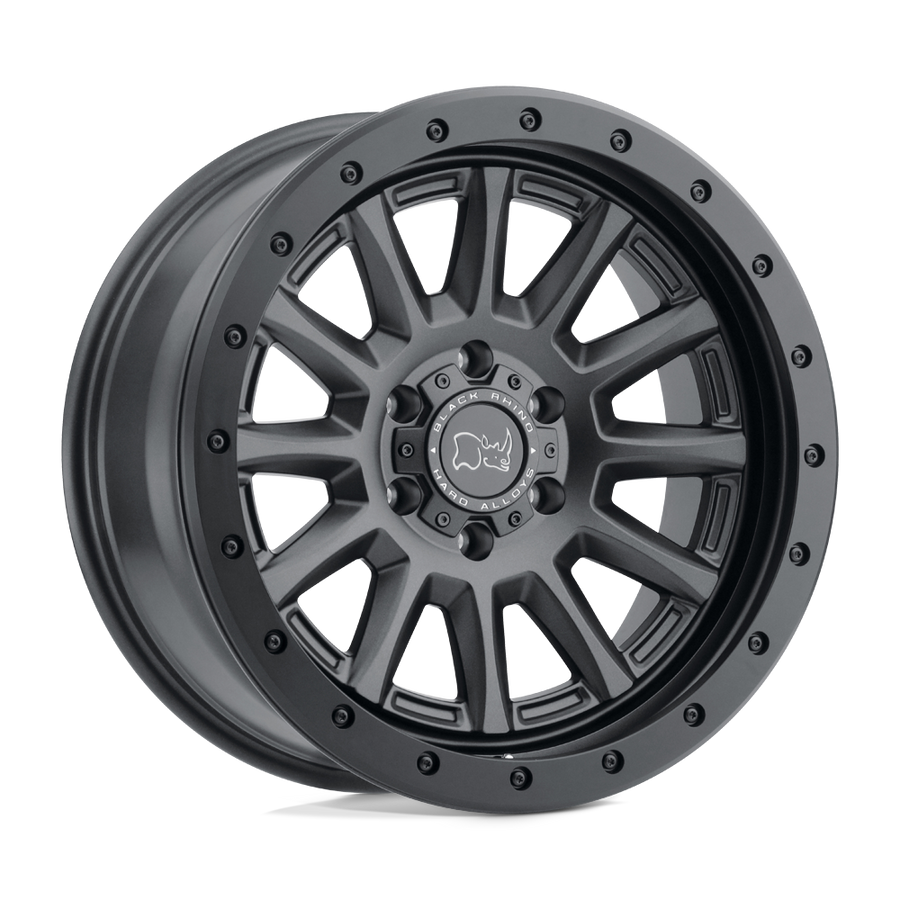 Black Rhino Hard Alloys DUGGER Gun Black wheel