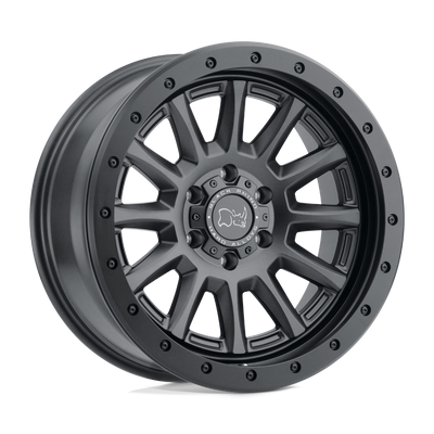 Black Rhino Hard Alloys DUGGER Gun Black wheel