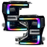 2020-2022 Ford F-250/350 Super Duty ORACLE Dynamic ColorSHIFT Headlight DRL Upgrade Kit w/Switchback Turn Signals