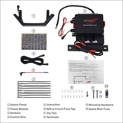JL800 Handle switch for Jeep JL Wrangler 2018-2023 and Gladiator 2020-2023 (DO NOT work with 2024 JL/JT)