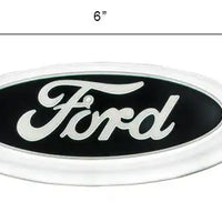 Ford illuminated emblem with ORACLE Lighting logo