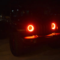2020-2024 Jeep Gladiator JT LED Headlight Surface Mount Halo Kit