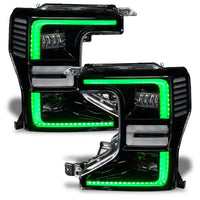 2020-2022 Ford F-250/350 Super Duty ORACLE Dynamic ColorSHIFT Headlight DRL Upgrade Kit w/Switchback Turn Signals