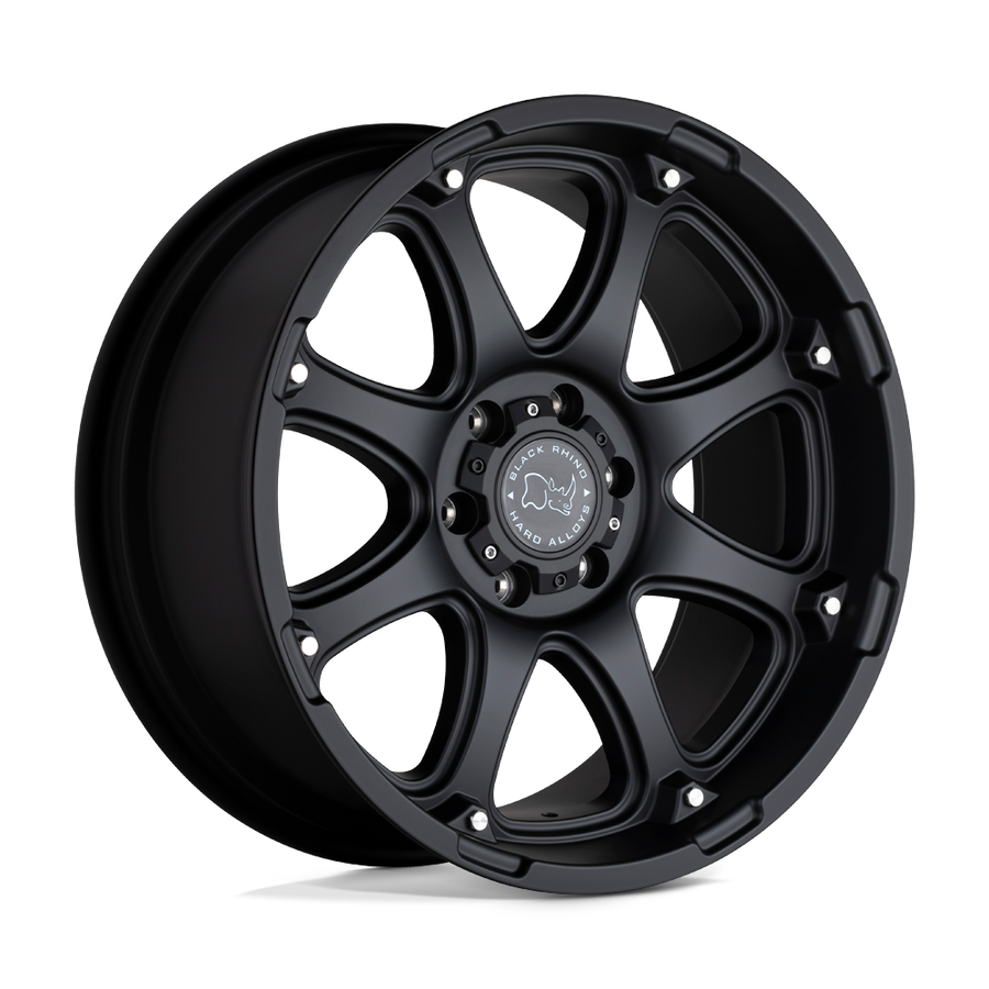 Black Rhino Hard Alloys GLAMIS Matte Black wheel