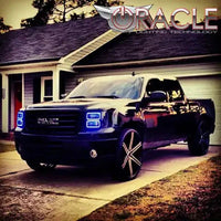 2007-2013 GMC Sierra LED Headlight Halo Kit (Square Style)