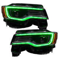 2014-2021 Jeep Grand Cherokee Dynamic ColorSHIFT Headlight DRL Upgrade Kit