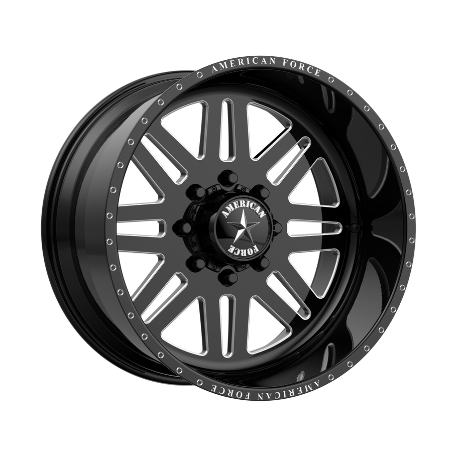 Fuel 1PC FF029 Gloss Black Mill-Mach wheel