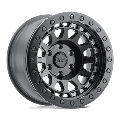 Black Rhino Hard Alloys PRIMM BEADLOCK Matte Black W/ Black Bolts wheel